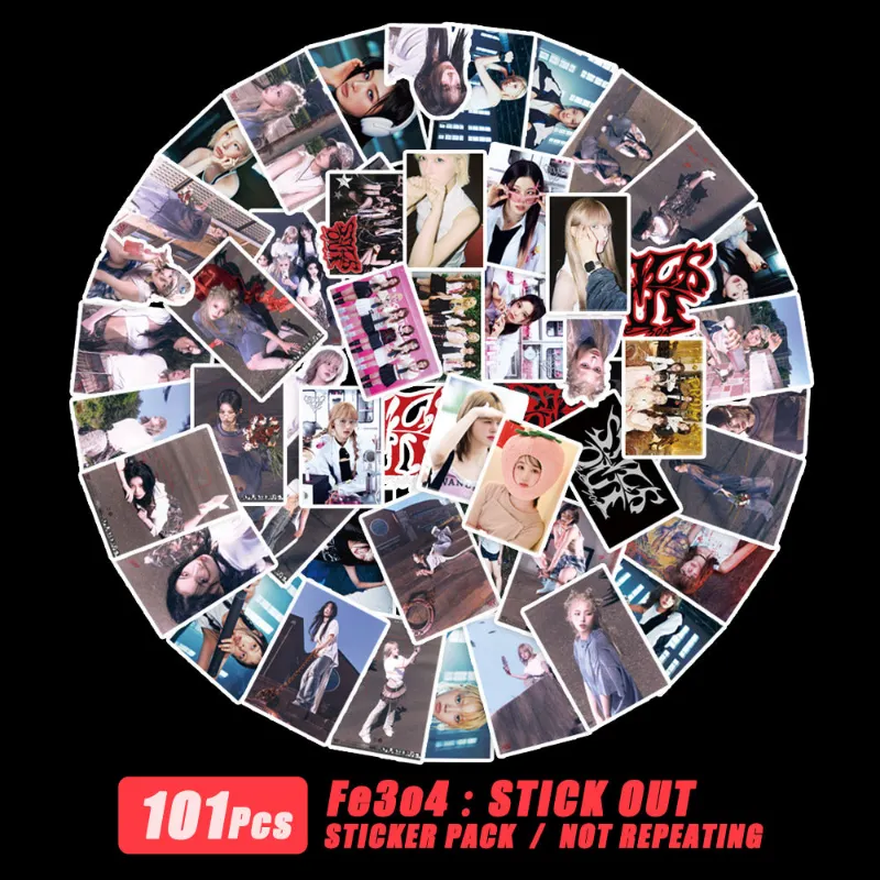 TTAesthetic 101PCS NM Fe3O4 StickOut Stickers magnetic designs on locker