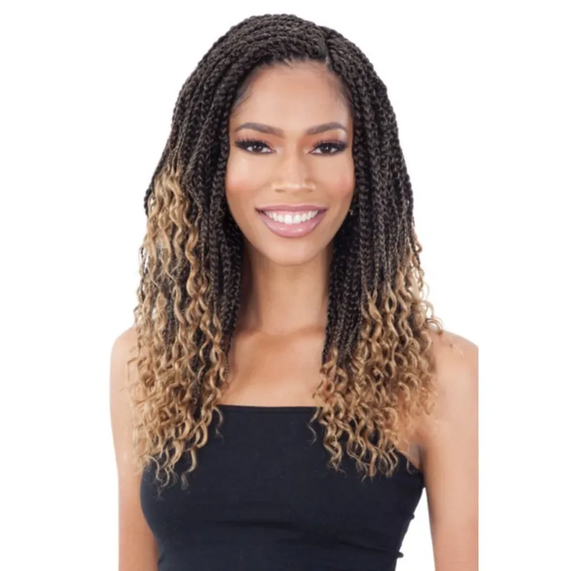 Hairsofly Shop Freetress Crochet Braid 2X Hippie Braid 12 inch brown tone
