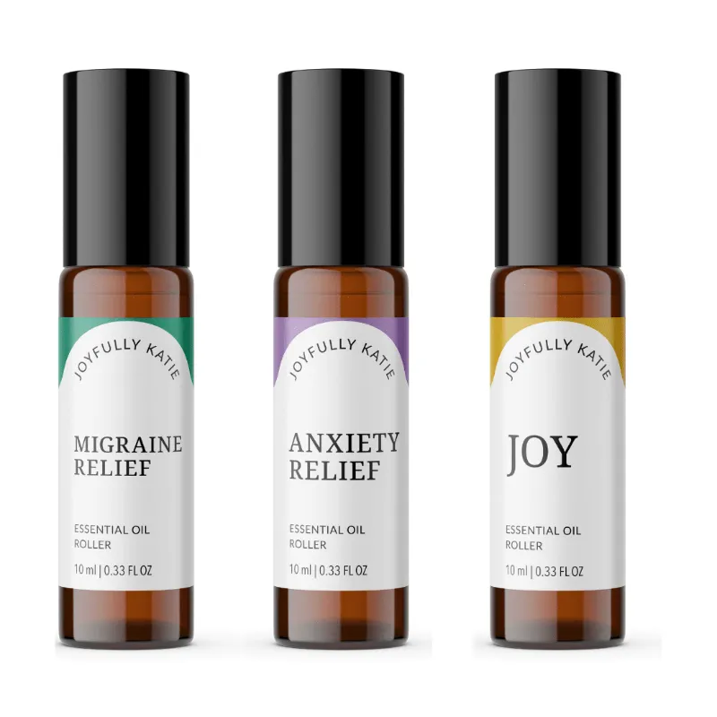 Spirit Nest Calming & Soothing Essential Oil Bundle three roller bottles gift set