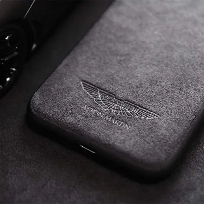 Techypop Aston Martin Alcantara Protective Designer iPhone Case with premium alcantara finish
