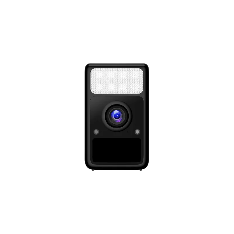 SJCAM S1 Home Security Camera mounted outdoors showing wide-angle lens
