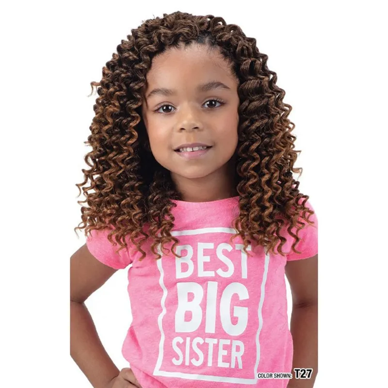 Hairsofly Shop FreeTress 3X kids deep twist crochet hair, 8 inch synthetic in T27