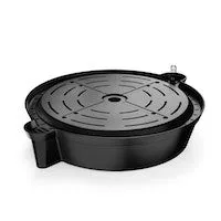 Mass Hydroponics AC Infinity self-watering fabric pot base, 4-pack showing wick lines and drip tray