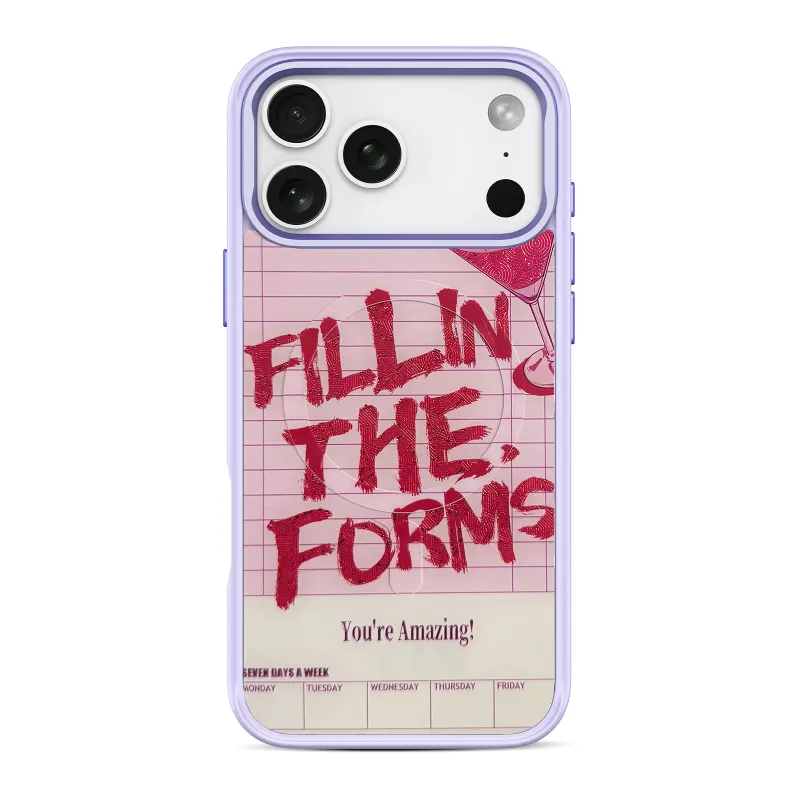COBAK Case Fill in the Forms snap-on cover with patterned design