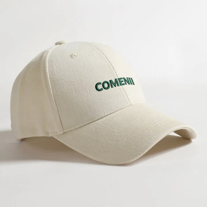 COMENII Adjustable Breathable Hat shown from the front and side, highlighting the adjustable strap and lightweight design