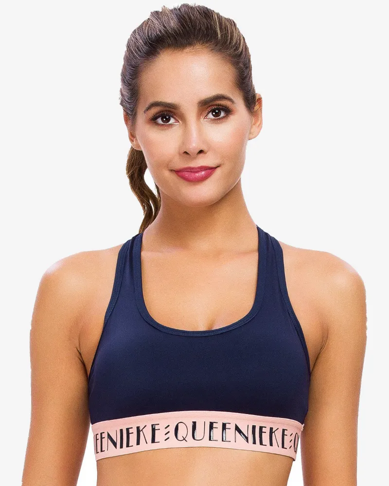 QUEENIEKE Support Adjustable Straps Sports Bra