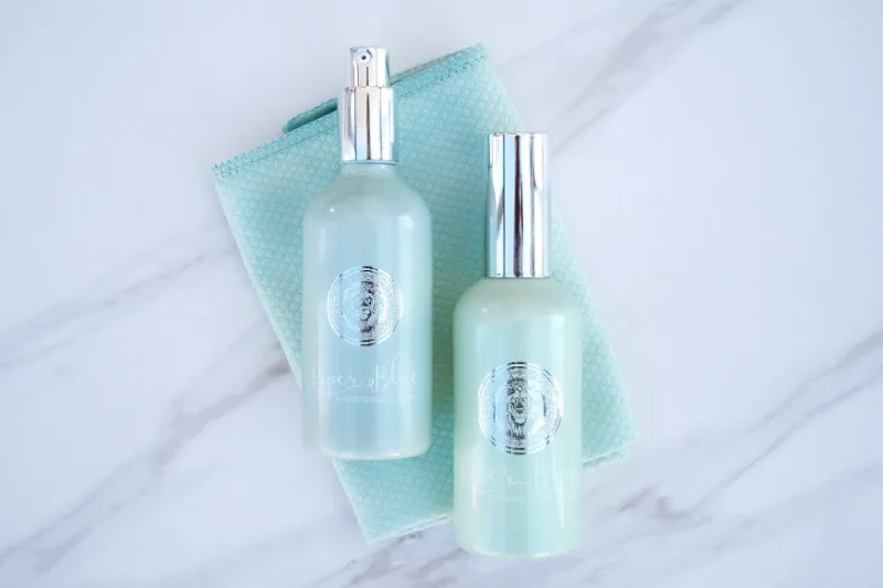 PiperBlue Organic Makeup Ageless Skin Clean, Nourish & Exfoliate three-piece set