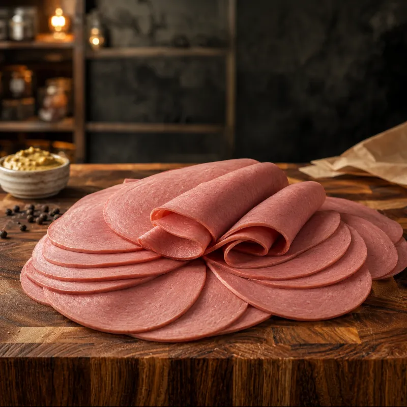 Halal World Depot Halal Deli Sliced Beef Bologna package of fresh deli meat