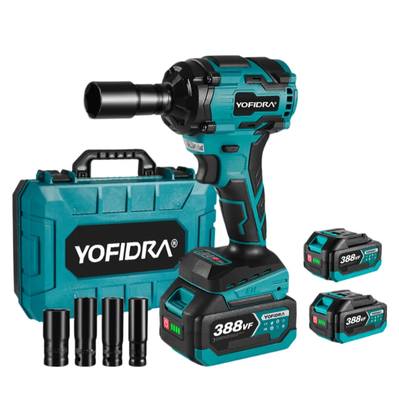 NewBeny 1/2 inch 1000N.m brushless cordless impact wrench kit