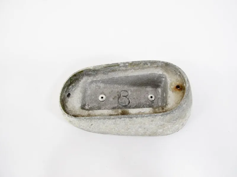 ZeereeZ #8 Original Aluminum Reflector Housing for Mid 70s plus Airstream Trailers vintage part