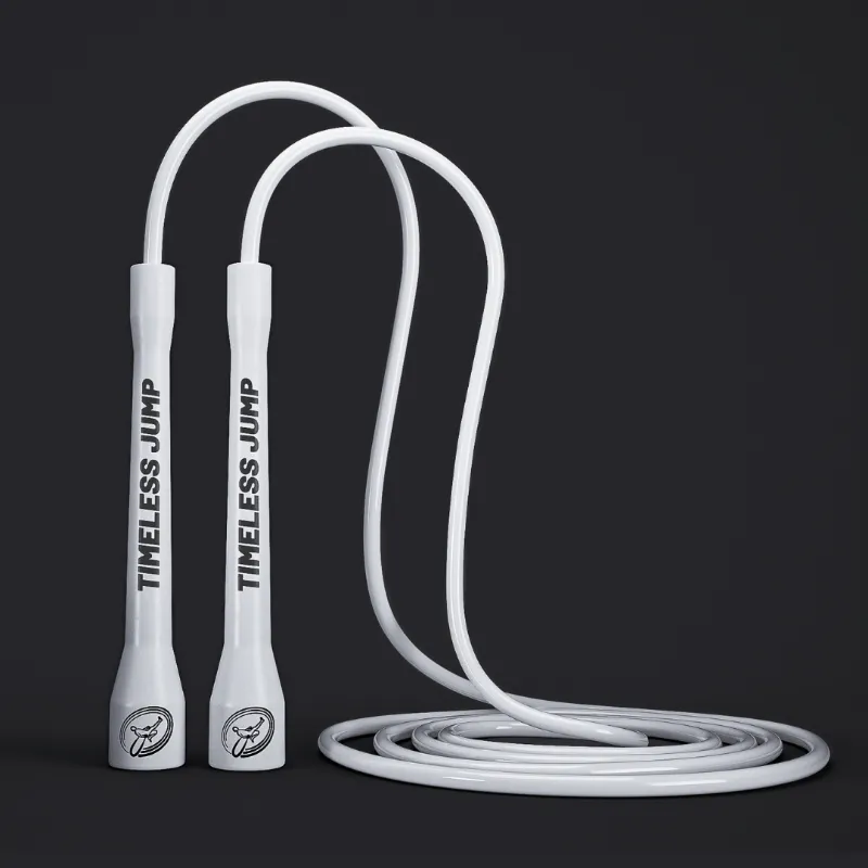 Timeless Jump Rope PVC Snow White jump rope with ergonomic handles