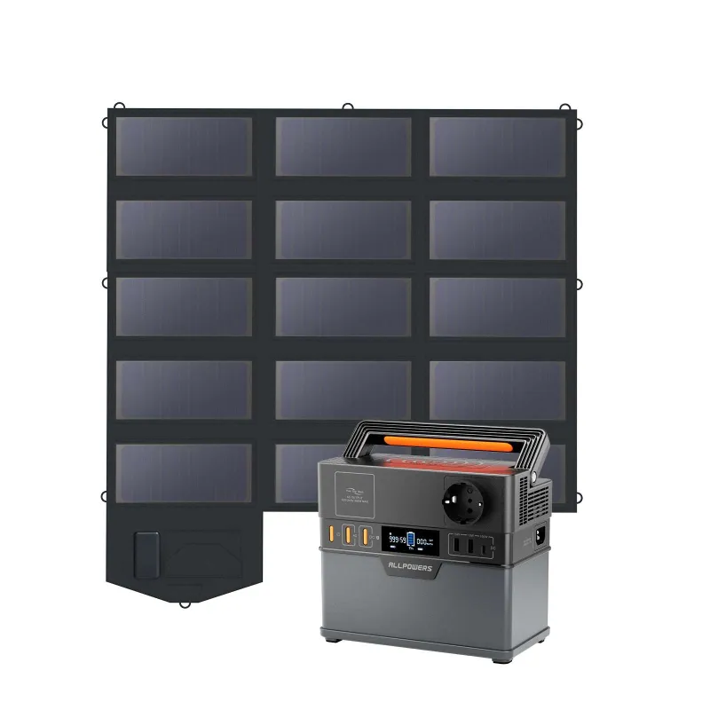 ALLPOWERS ES Generador Solar 300W S300 Plus compact power station with 100W panel