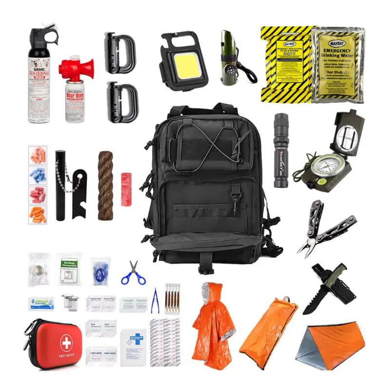 ViTAC Solutions The Safe Trail Survive All Go Bag 30-piece survival kit