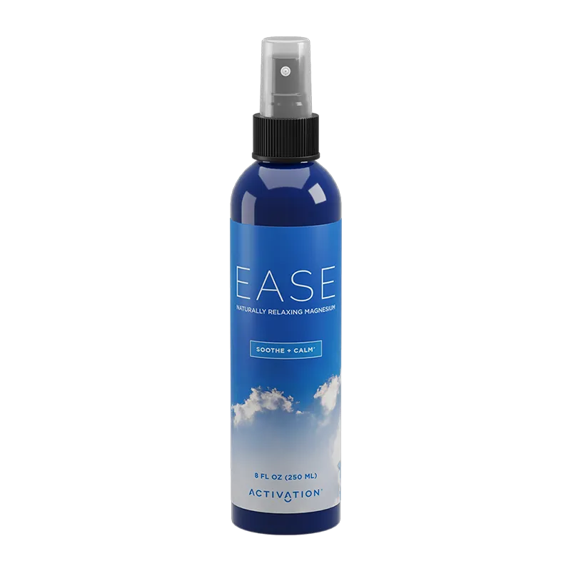 Activation Products Ease Magnesium spray bottle with pump for muscle relief and relaxation