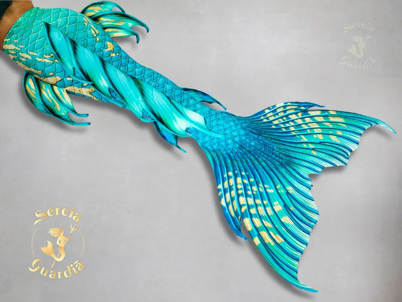 Sereia Guardiã Noronha Island Collection Guardian Mermaid tail Atalaia with large realistic fin