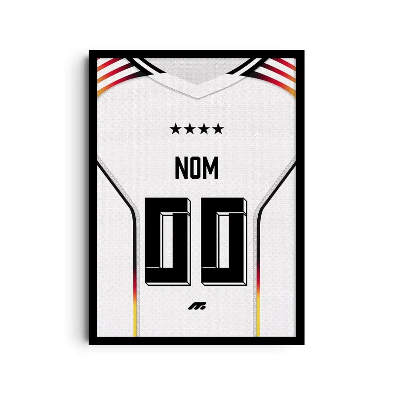 MYCASE FC AFFICHE ALLEMAGNE - DOMICILE Germany home kit poster