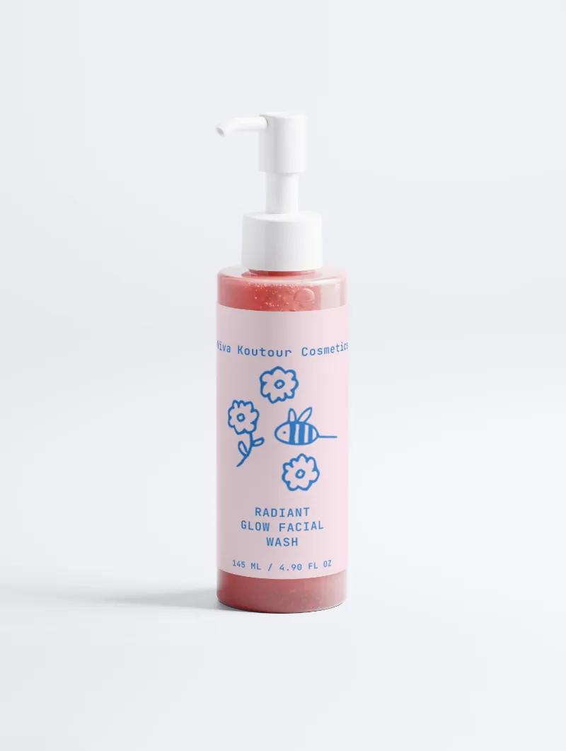 Viva Koutour Cosmetics Radiant Glow Facial Wash product bottle
