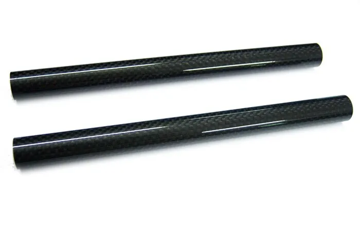 QWinOut 16MM 3K Carbon Fiber Tube Boom for F450, showing black carbon fiber tubes