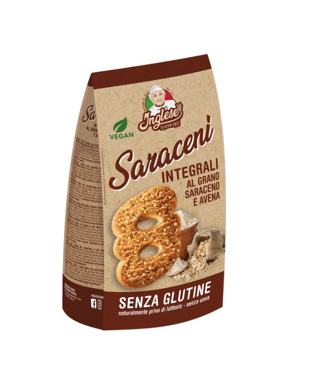 Vegaliano Buckwheat Cookies package showing crispy cookies