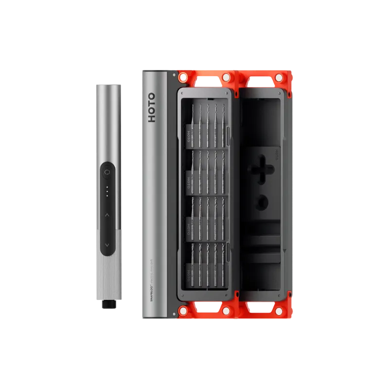 HOTO SNAPBLOQ™ D-A03 Electric Mini Drill Set, compact drill with LED ring light
