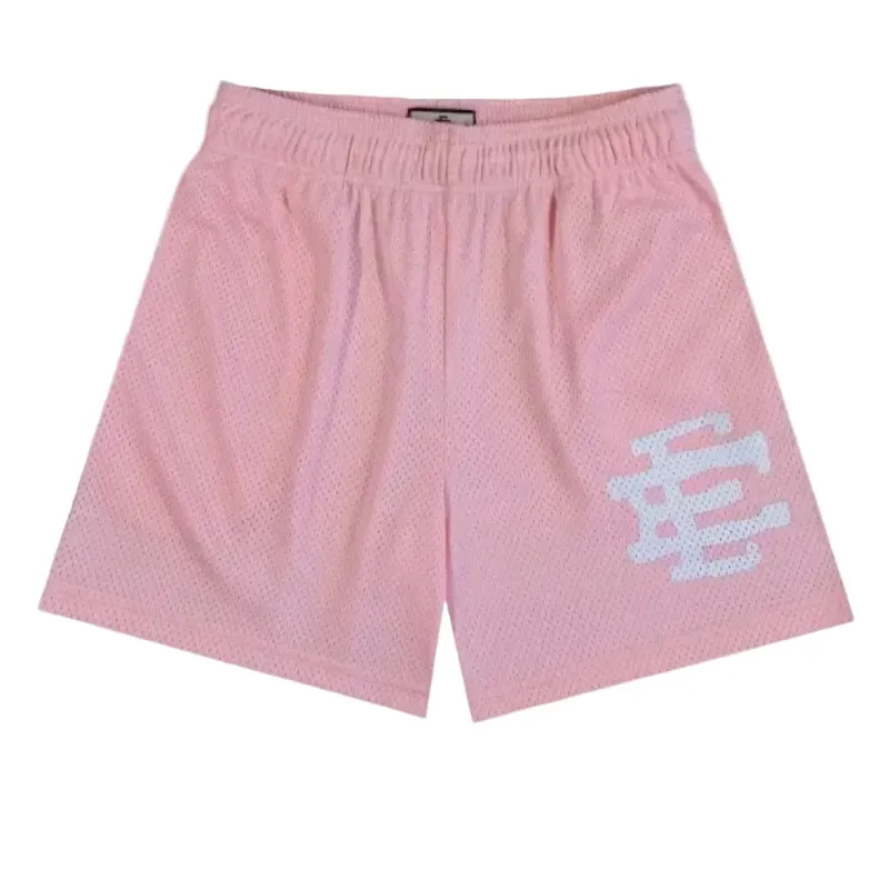 AfewVibe Eric Emanuel EE Akimbo Tyrrell Winston Short Rose Quartz White, rose and white mesh shorts