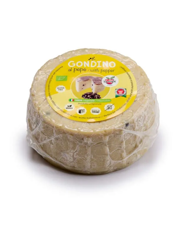 Vegaliano Peppercorn Gondino Plant-Based Aged Cheese 500gr wheel
