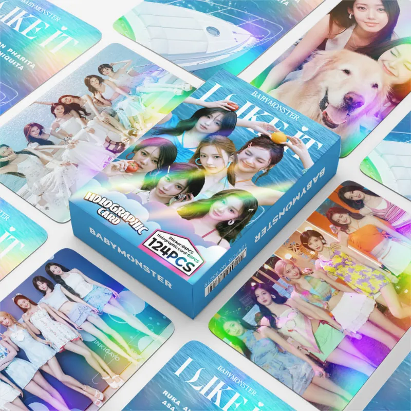TTAesthetic 124PCS BM Single I LIKE IT Holographic Photocard Sticker set with iridescent finish