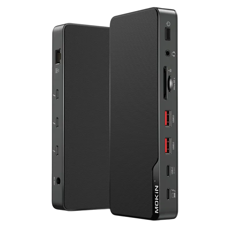 MOKiN 12 in 1 Thunderbolt 4 laptop dock for dual monitors