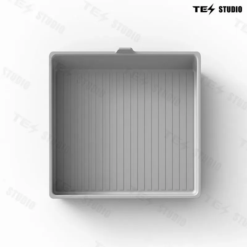 Tesstudio Armrest Box Silicone Mat for Cybertruck Tesla Accessories in black anti-slip material