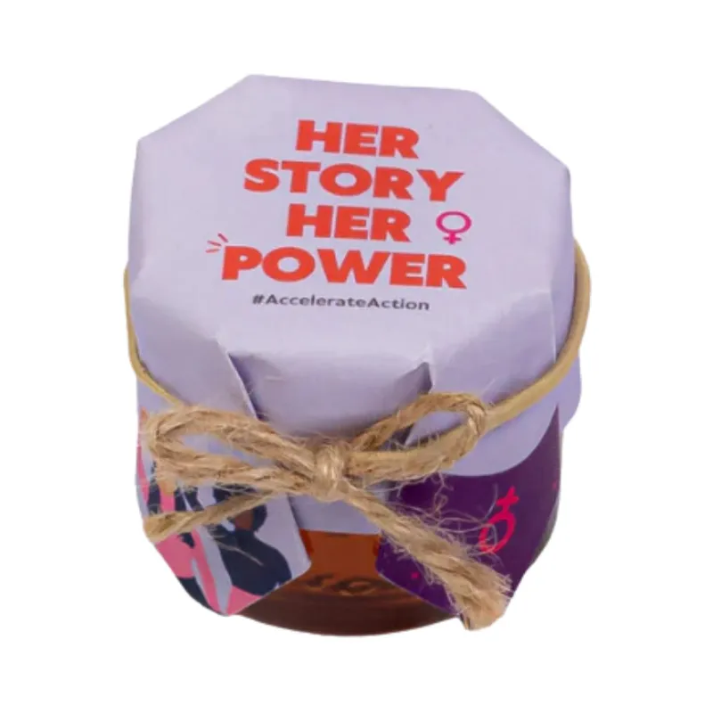 HoneySpree Legacy of Strength mini honey jar