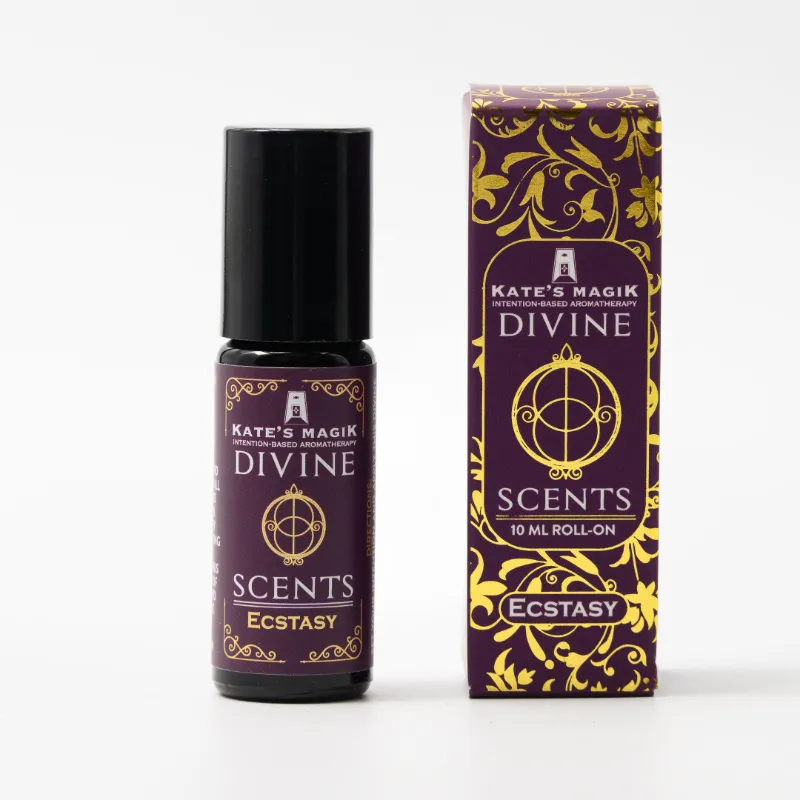 Kates Magik Ecstasy Divine Scent natural perfume for sacral chakra joy and sensory expansion
