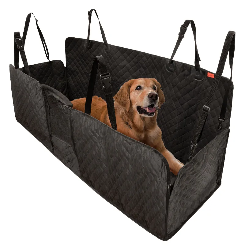 Lusso Gear Dog Car Hammock protecting car seat