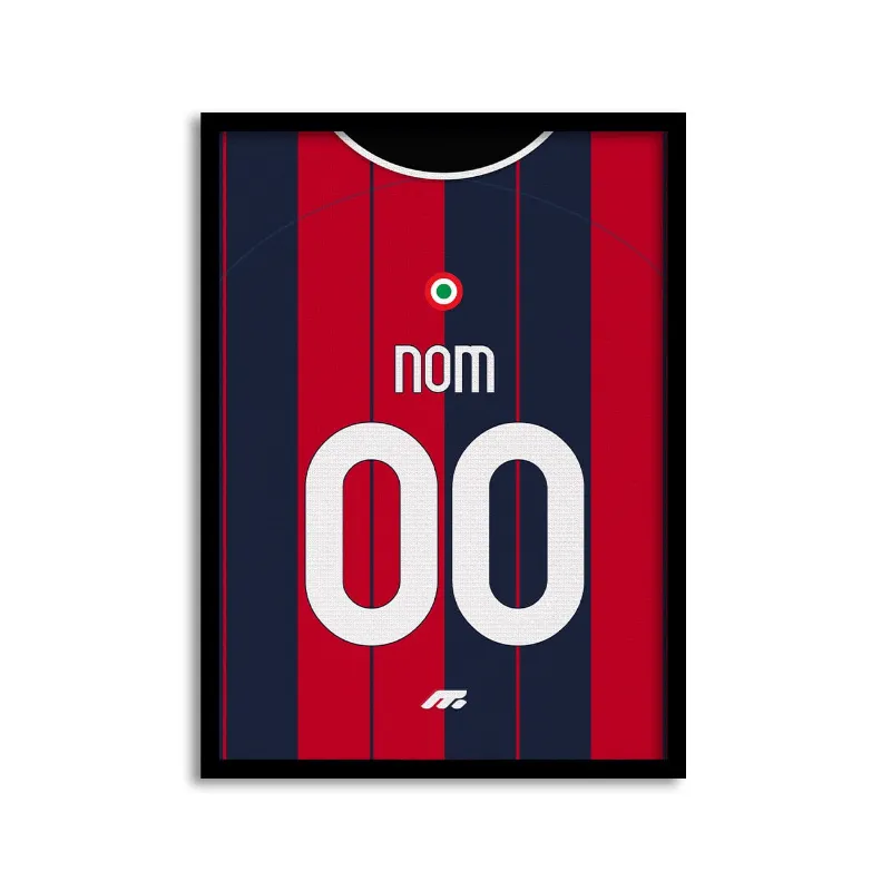 MYCASE FC Affiche Bologne - Domicile Bologna home team football poster