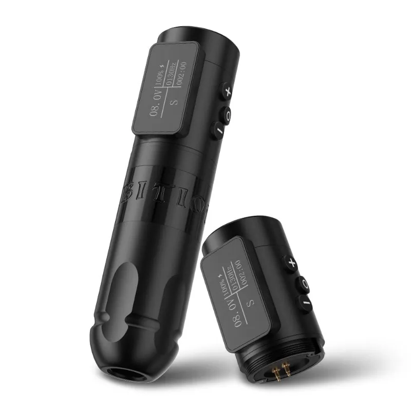 Ambition Tattoo Vibe Wireless Tattoo Machine With 1800mAh Power LED Digital Display and dual batteries