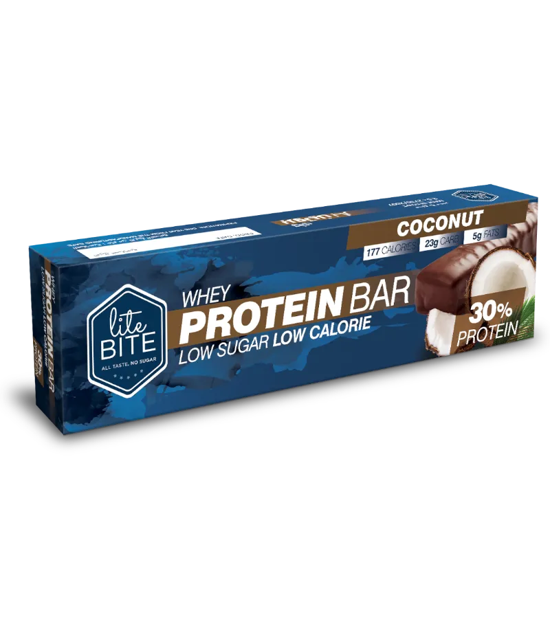 LiteBite Egypt Coconut Protein Bar with coconut flavor and whey protein