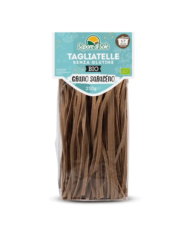 Vegaliano Buckwheat Tagliatelle Pasta noodles in package