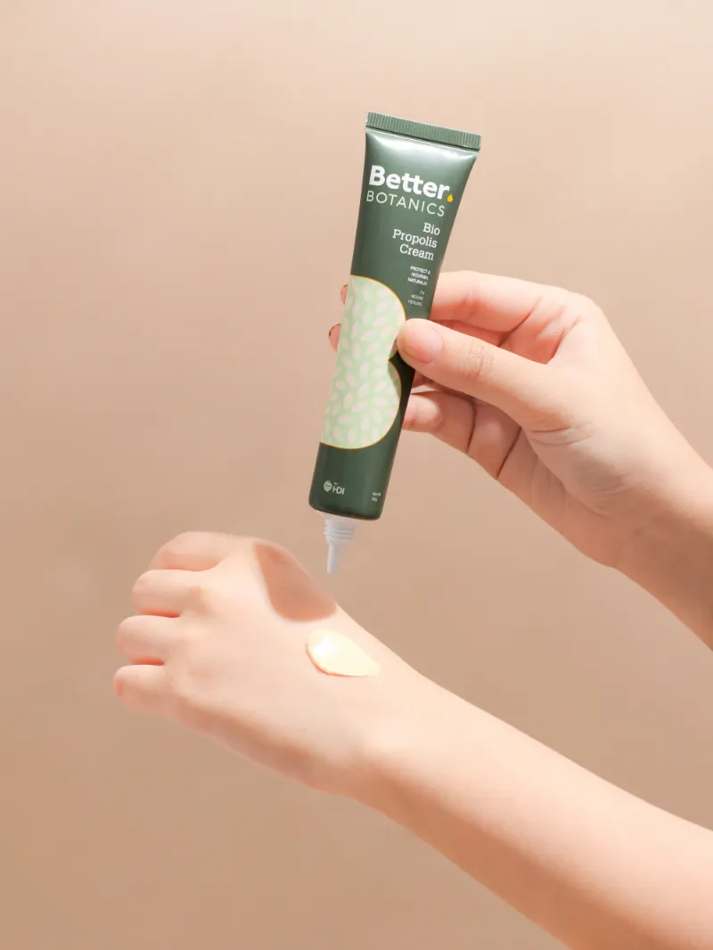 HoneySpree Better Botanics Bio Propolis Cream jar