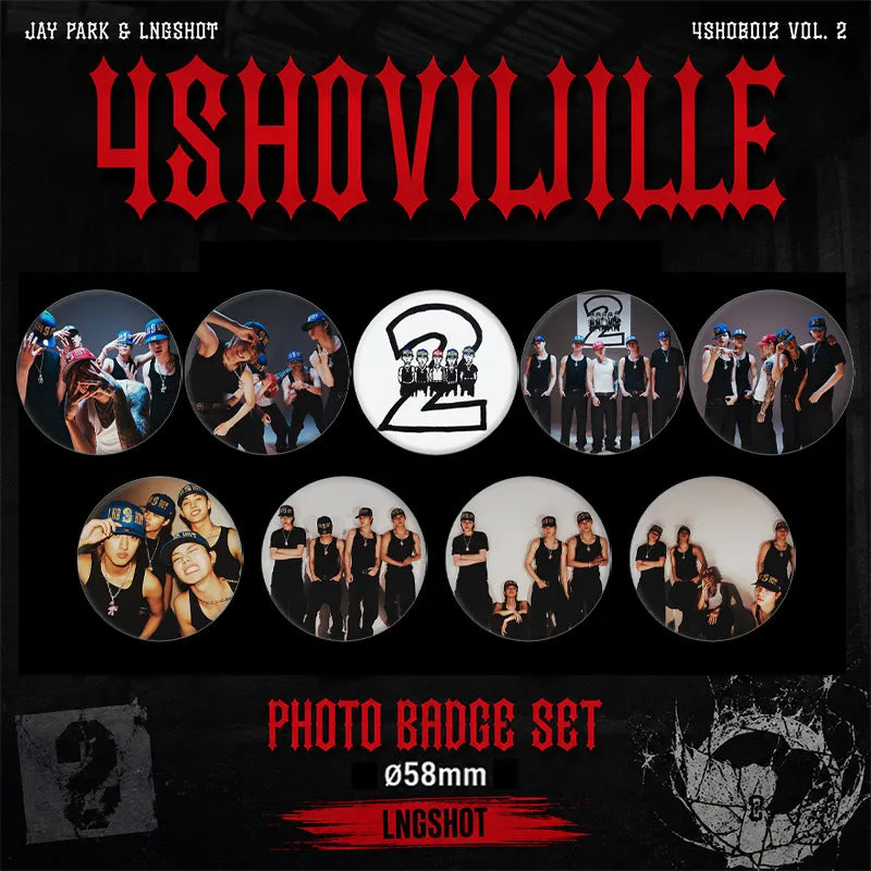 TTAesthetic 4SHOBOIZ Trailer Photo Badge Mirror Keychain compact mirror and badge attached to keyring