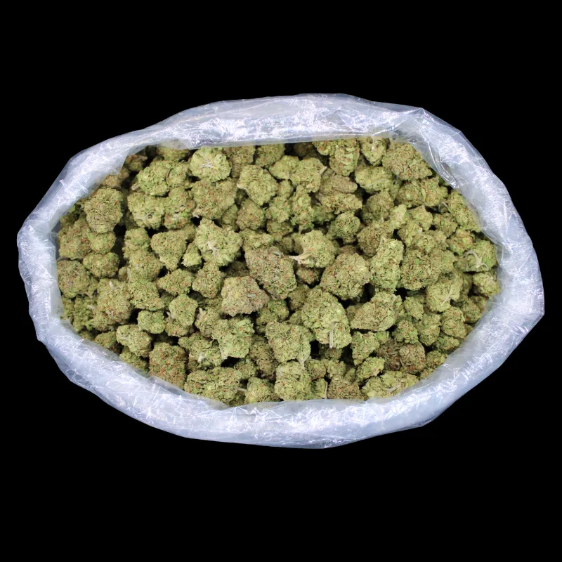 THCA Small Buds Frozen Lemons THCA Flower, organic greenhouse buds in mylar bag