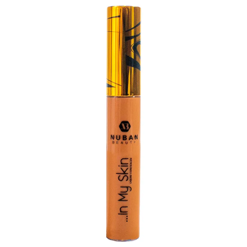 Nuban Beauty In My Skin Liquid Concealer | 046.5 liquid concealer wand on a plain background