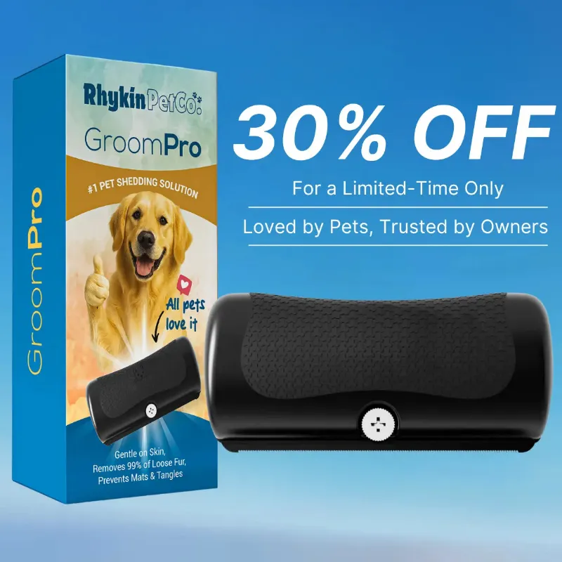 Rhykin GroomPro grooming comb for cats and dogs