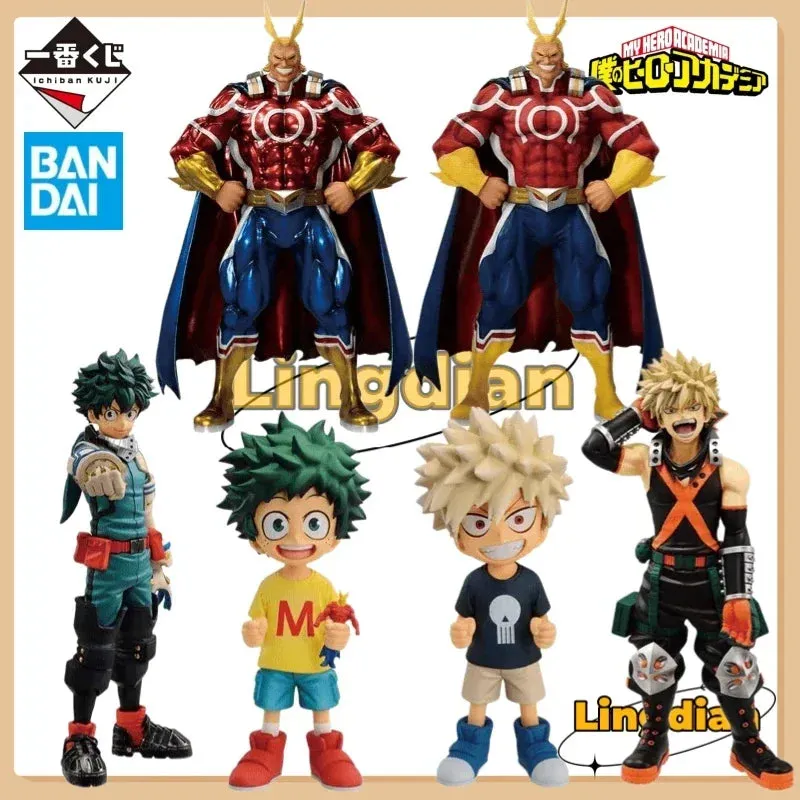 Animeancy My Hero Academia Bandai collectible figures in original box packaging