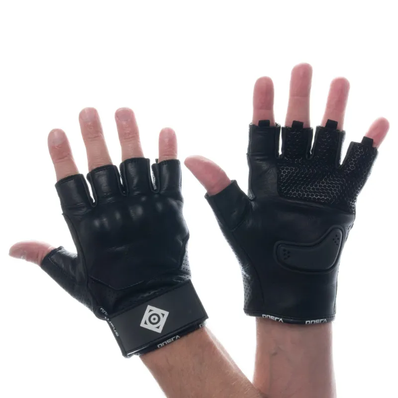 Onsra CH ULTRALIGHT Short-Finger BLACK Longboard Gloves