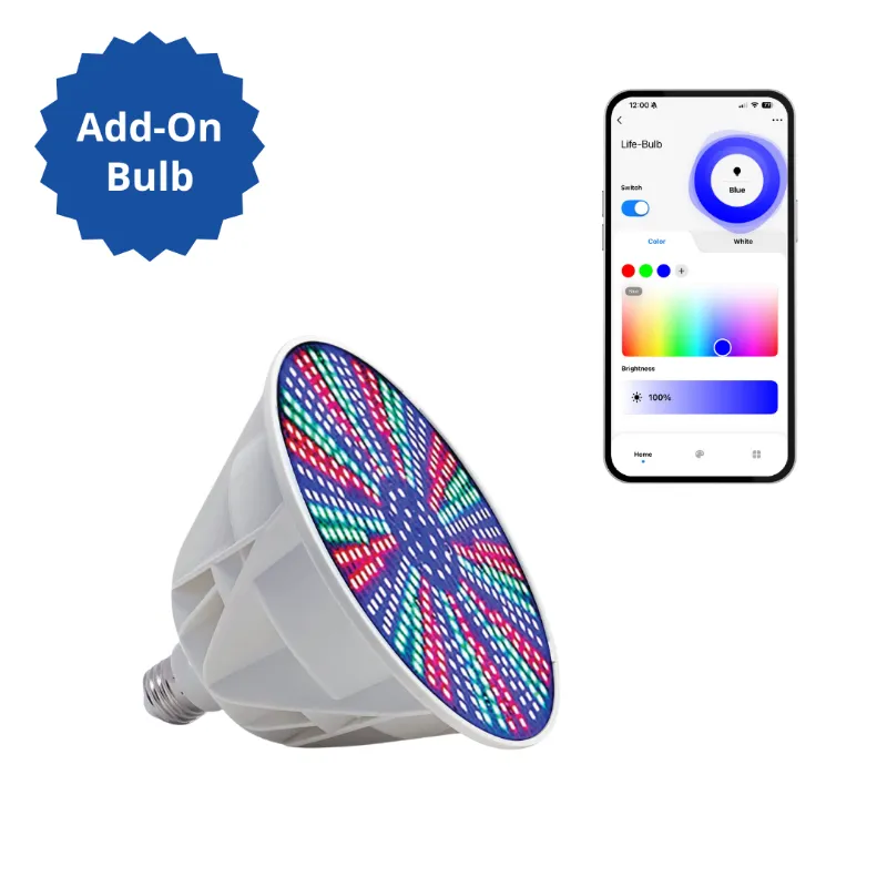 No More Green Technologies Life-Bulb Smart Color LED Spa Bulb add-on replacement E26 base 12V