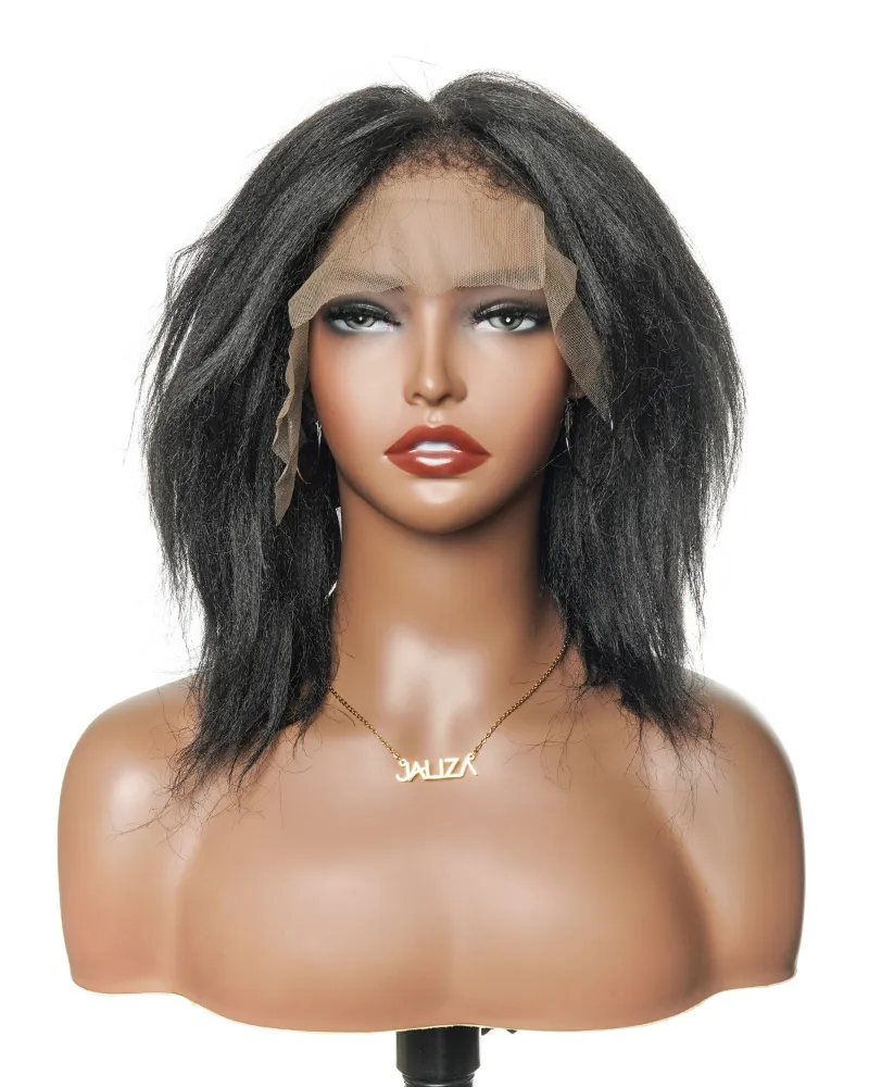 Jaliza 100% Hand-Tied Pre Parted HD Full Lace Cap for hair braiding with transparent lace