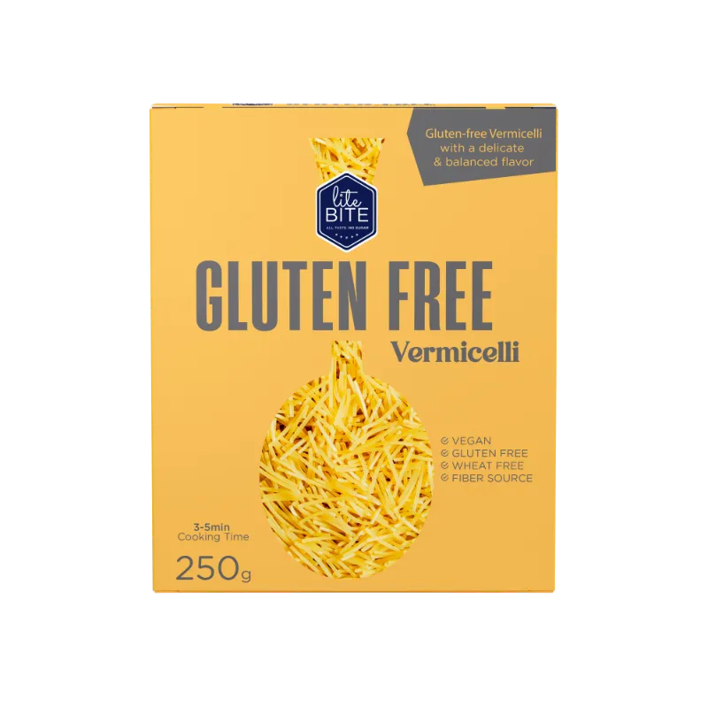 LiteBite Egypt Gluten Free Vermicelli pasta package showing thin healthy noodles