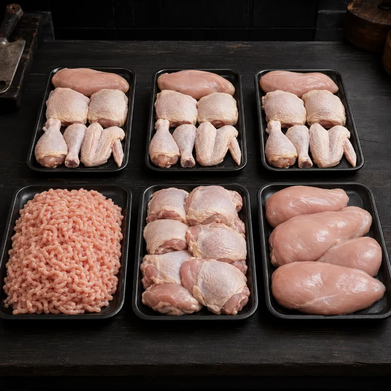 Halal World Depot Chicken Connoisseur's Combo bundle with whole and cut chicken