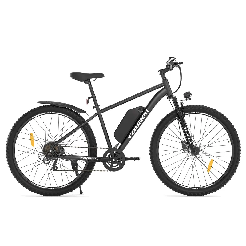 Touroll U2 Mountain Electric Bike with hydraulic brakes and large tires