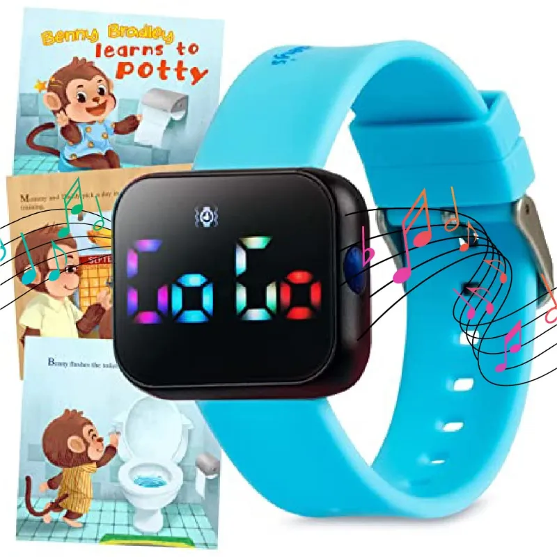 Benny Bradley's Potty Training Watch with eBook in blue colorway