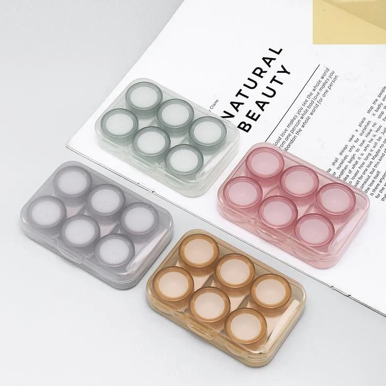 EYESFAV Chic Vibes 3-in-1 Lens Case product photo showing transparent case for three pairs